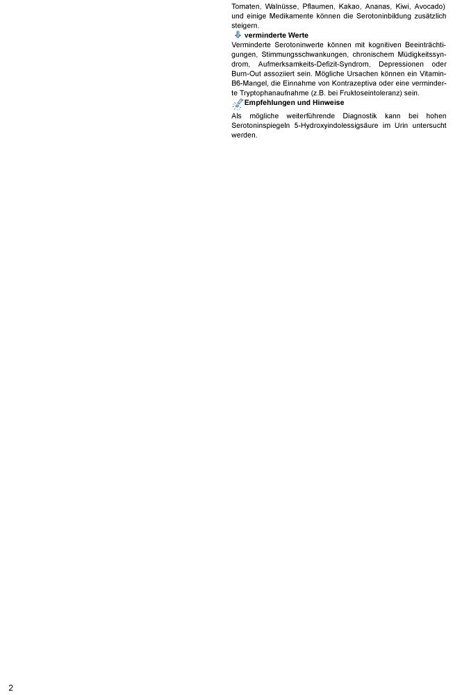 medivere diagnostics Serotonin Urintest