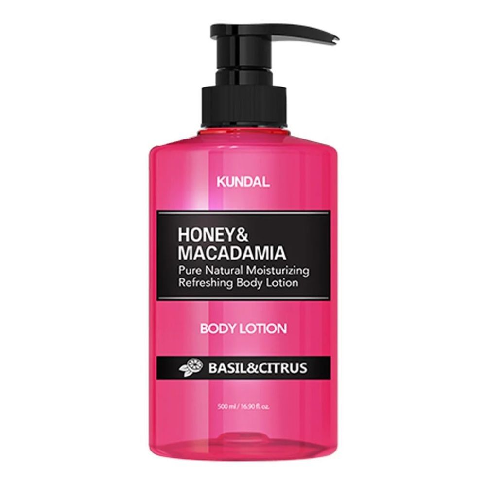 Honey & Macadamia Pure Body Lotion Citrus Basil 500 ml