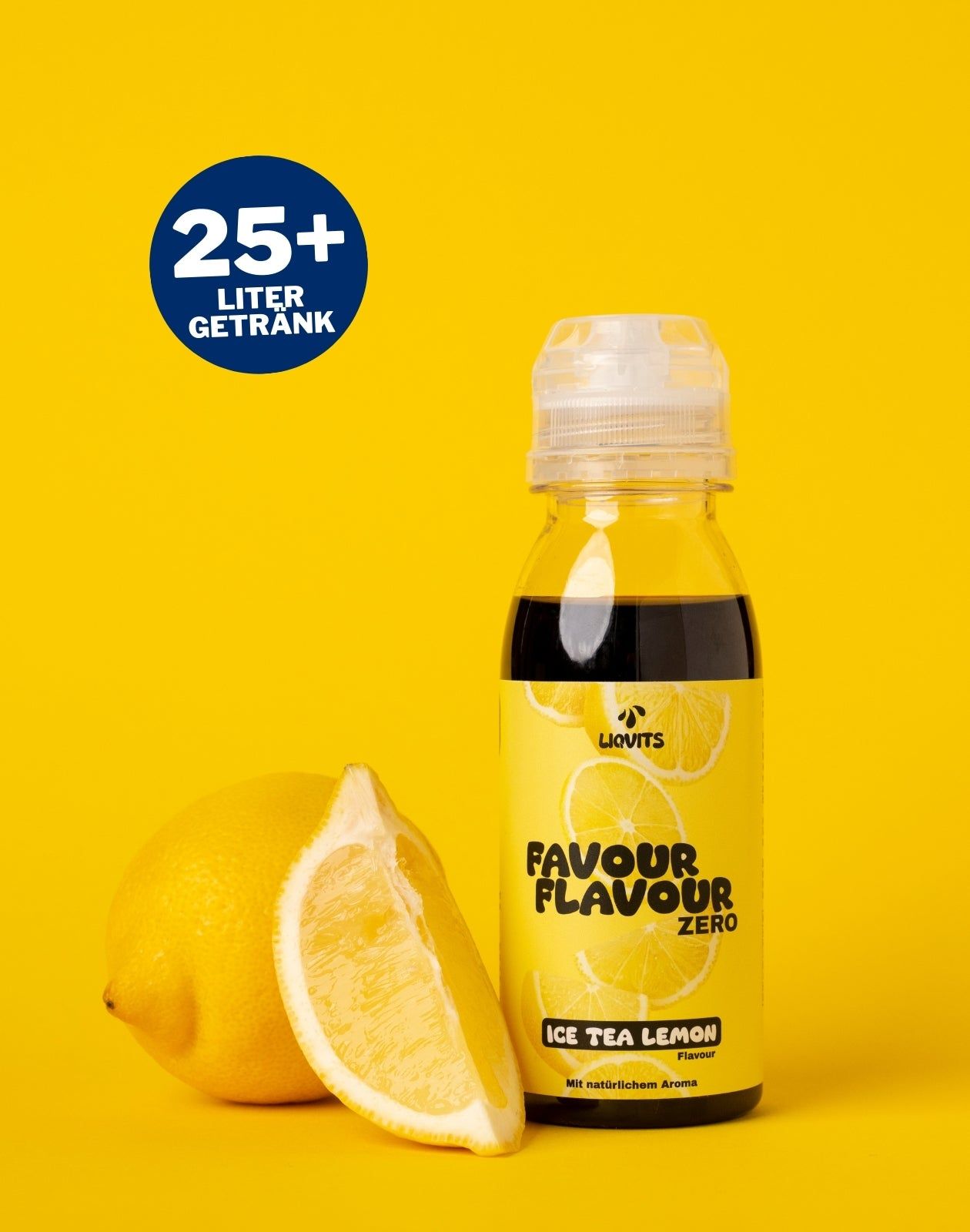 Favour Flavour Ice Tea Lemon Sirup Zero mit natürlichem Aroma