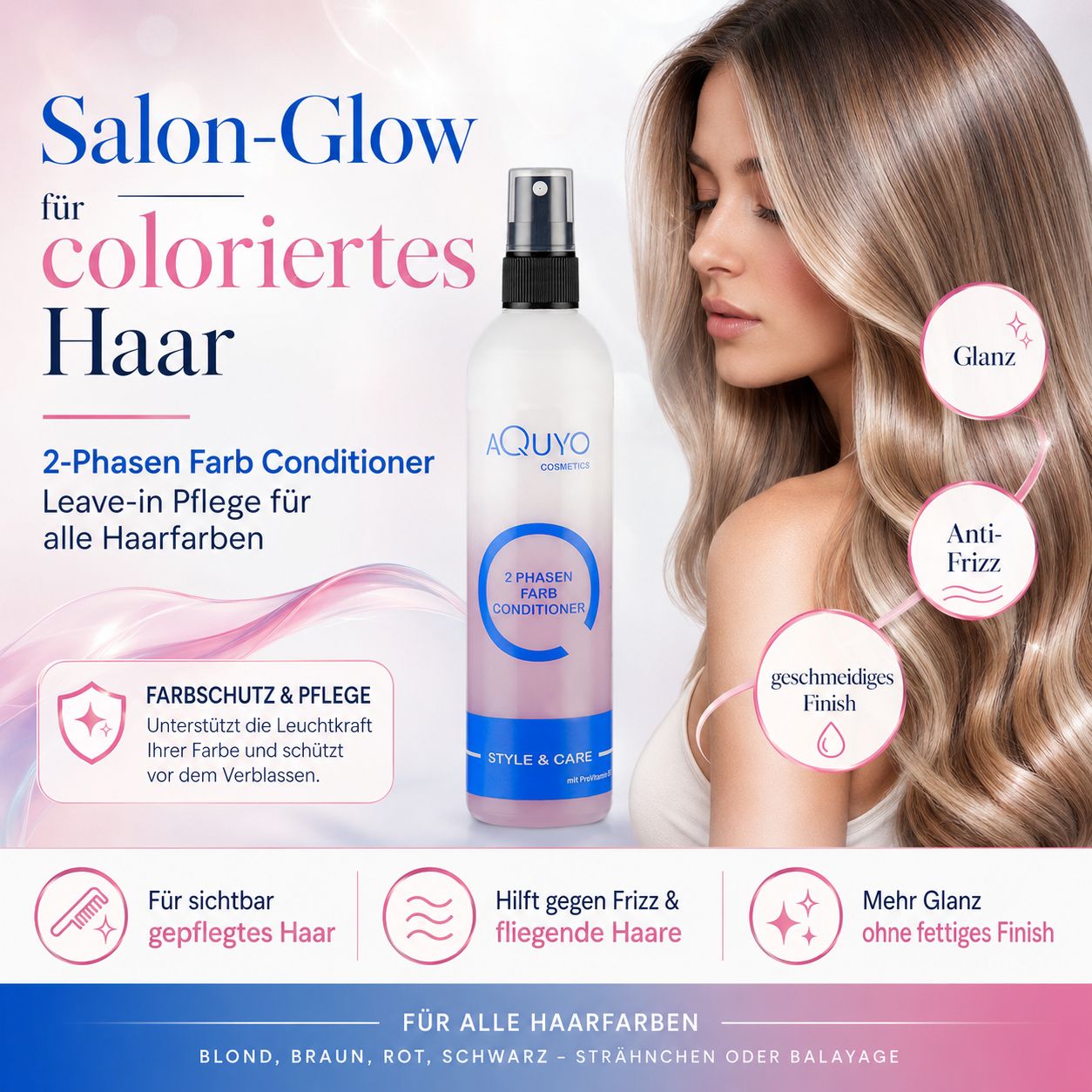 Style & Care 2-Phasen Farb-Conditioner für beanspruchtes und gefärbtes Haar