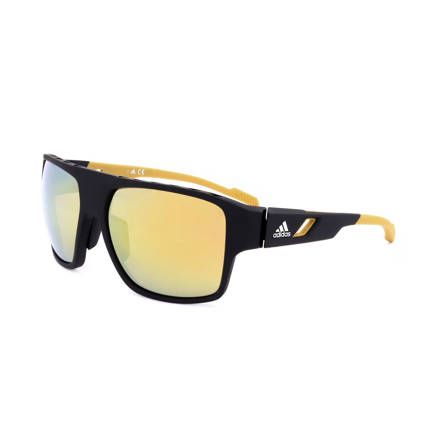 Adidas occhiali da sole uomo SP0046 black yellow