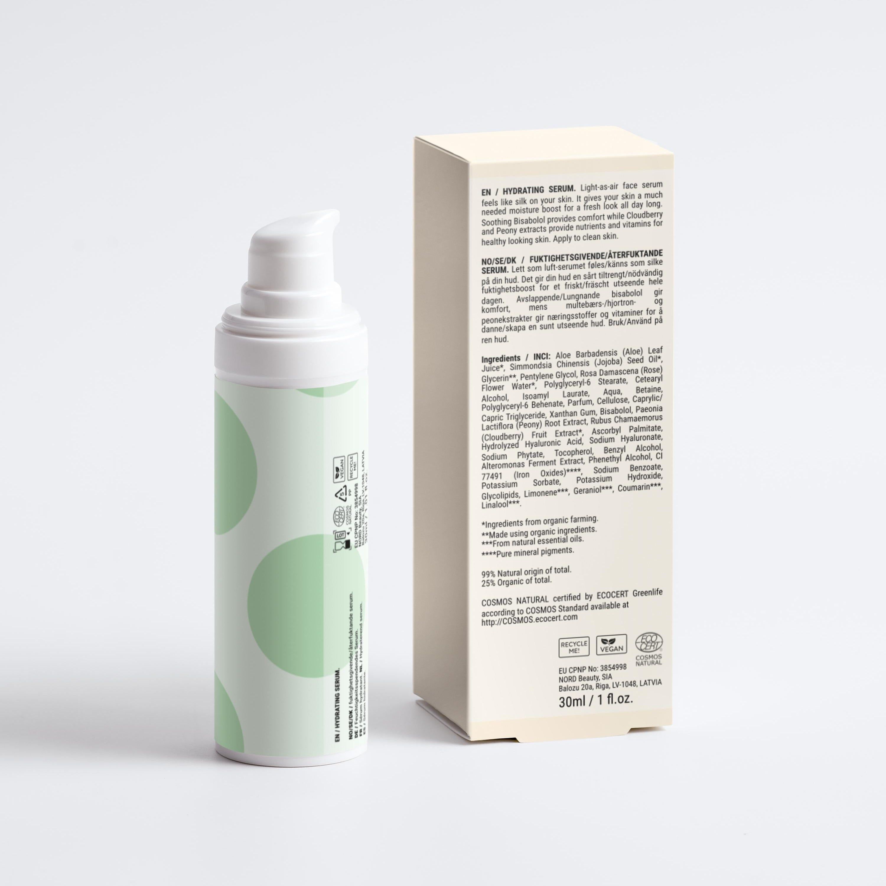 Zero Skin Feuchtigkeitsspendendes Serum, hydratisierend für normale, trockene und reife Haut