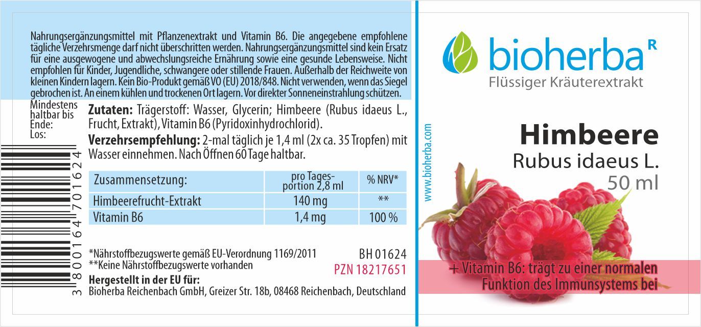 Himbeere Rubus idaeus L. 50 ml PZN 18217651