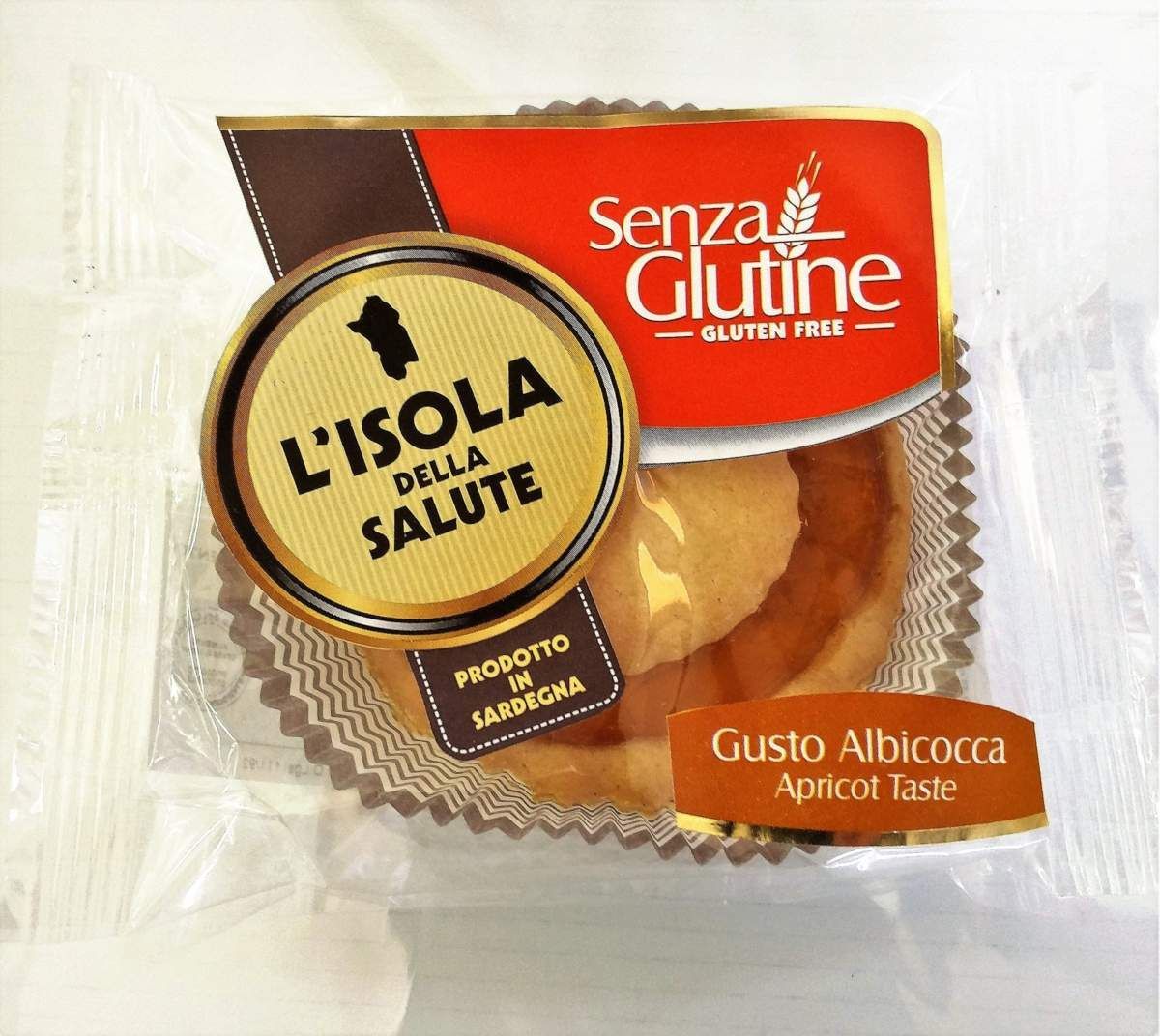Crostatina all'Albicocca Monoporzione Senza Glutine - L'isola Della Salute