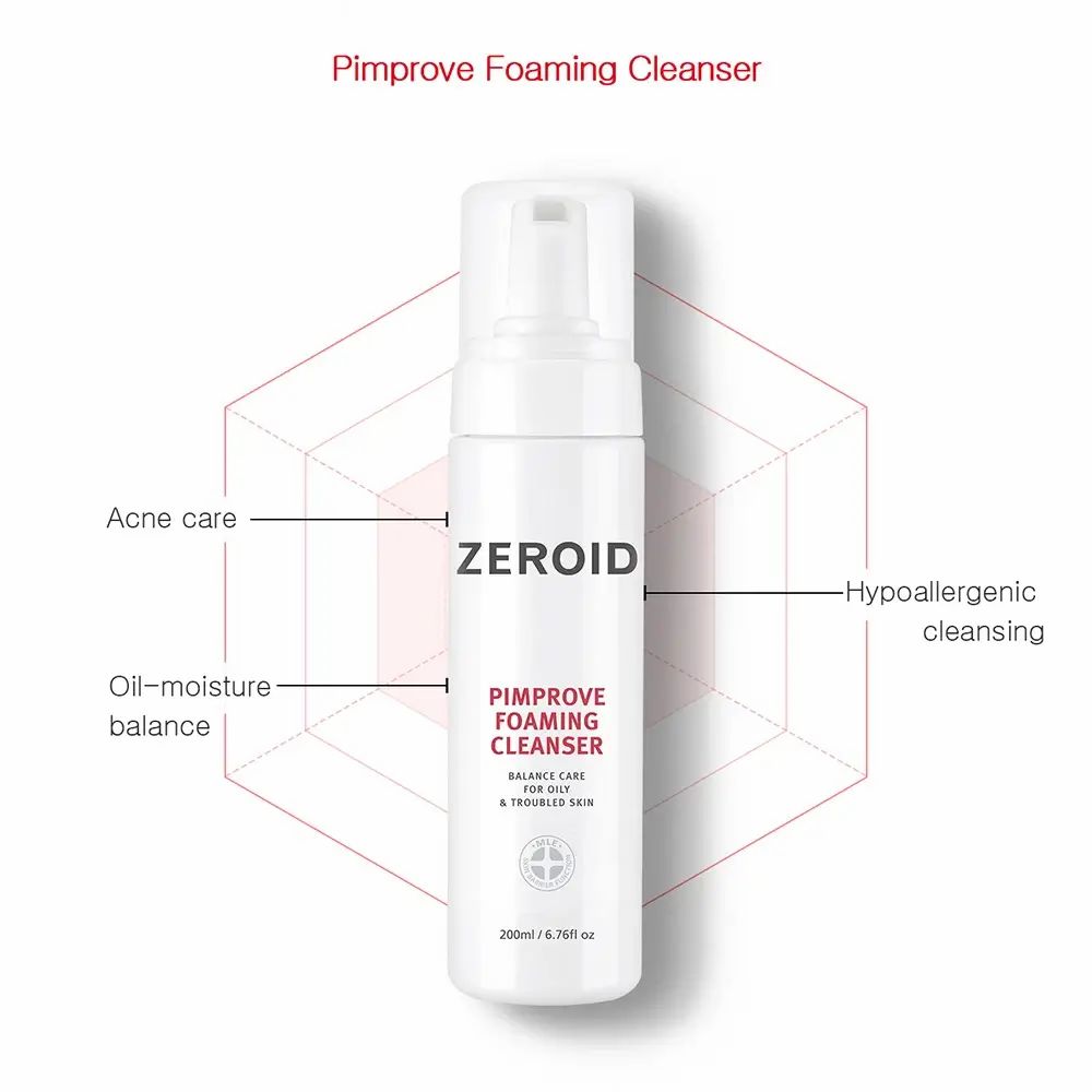 ZEROID Advent Kalender 2025 – Pimprove Foaming Cleanser klärender Reinigungsschaum