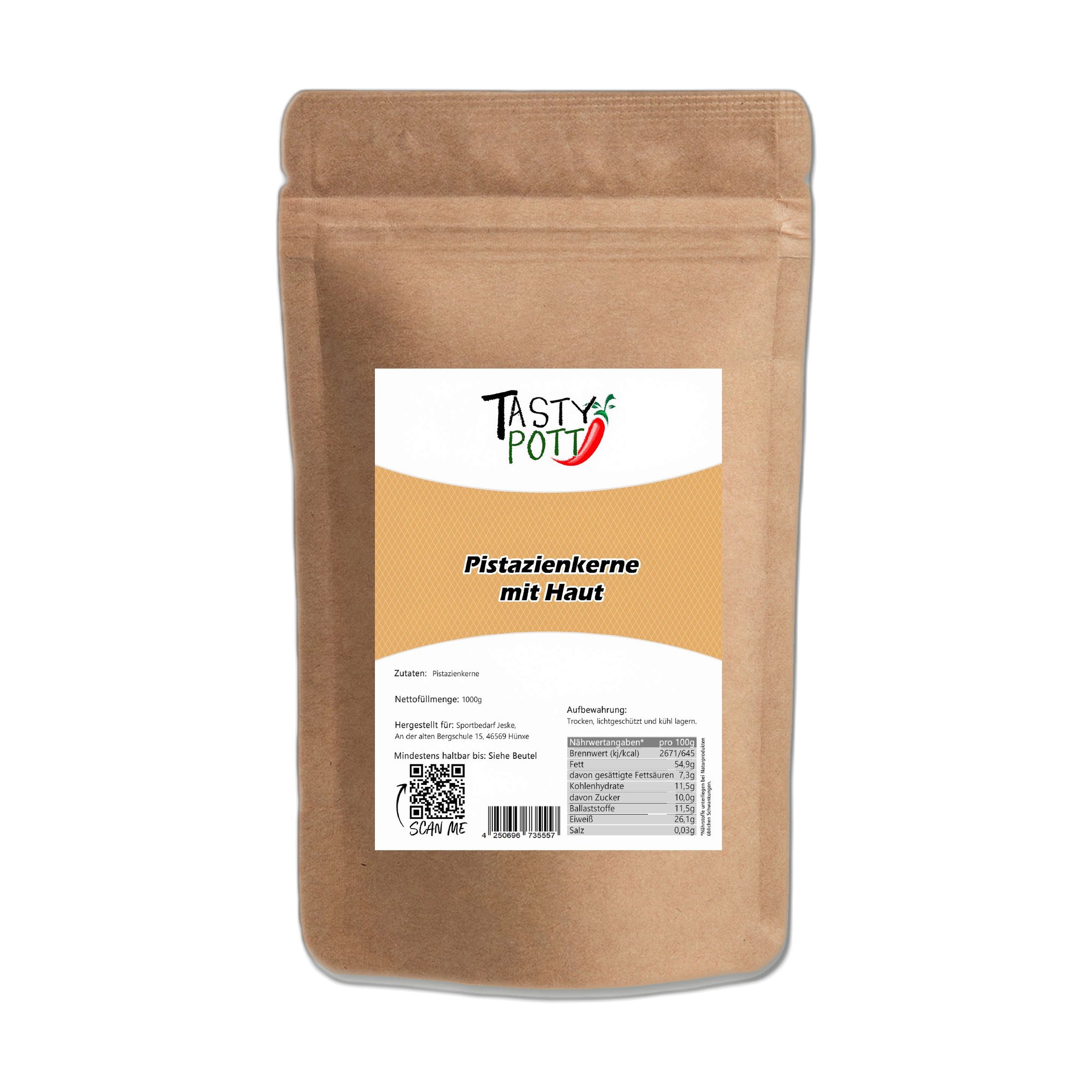 Tasty-Pott Tasty Pott Pistazienkerne, mit Haut 1000 g