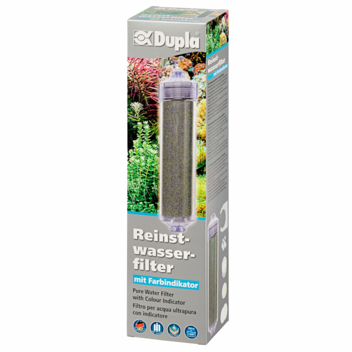 Dupla Reinstwasserfilter mit Farbindikator