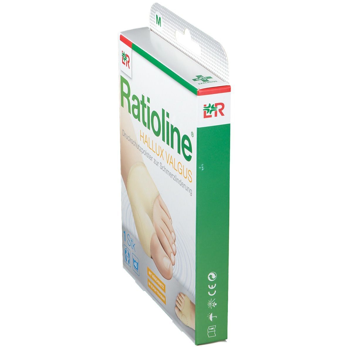Ratioline® Hallux Valgus Druckschutzpolster M