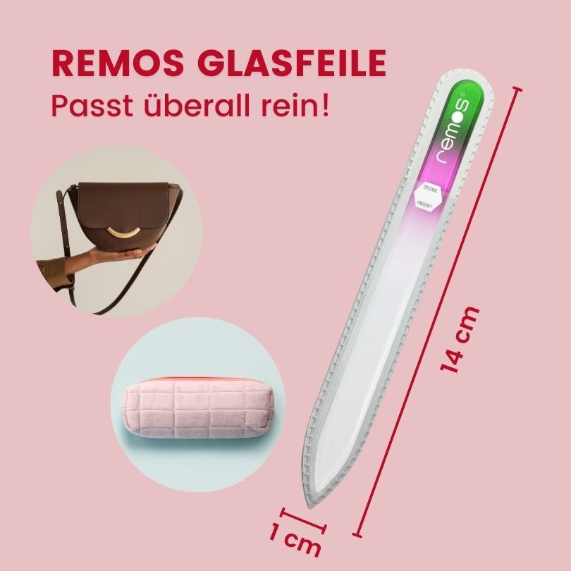 REMOS Glasnagelfeile, beidseitig