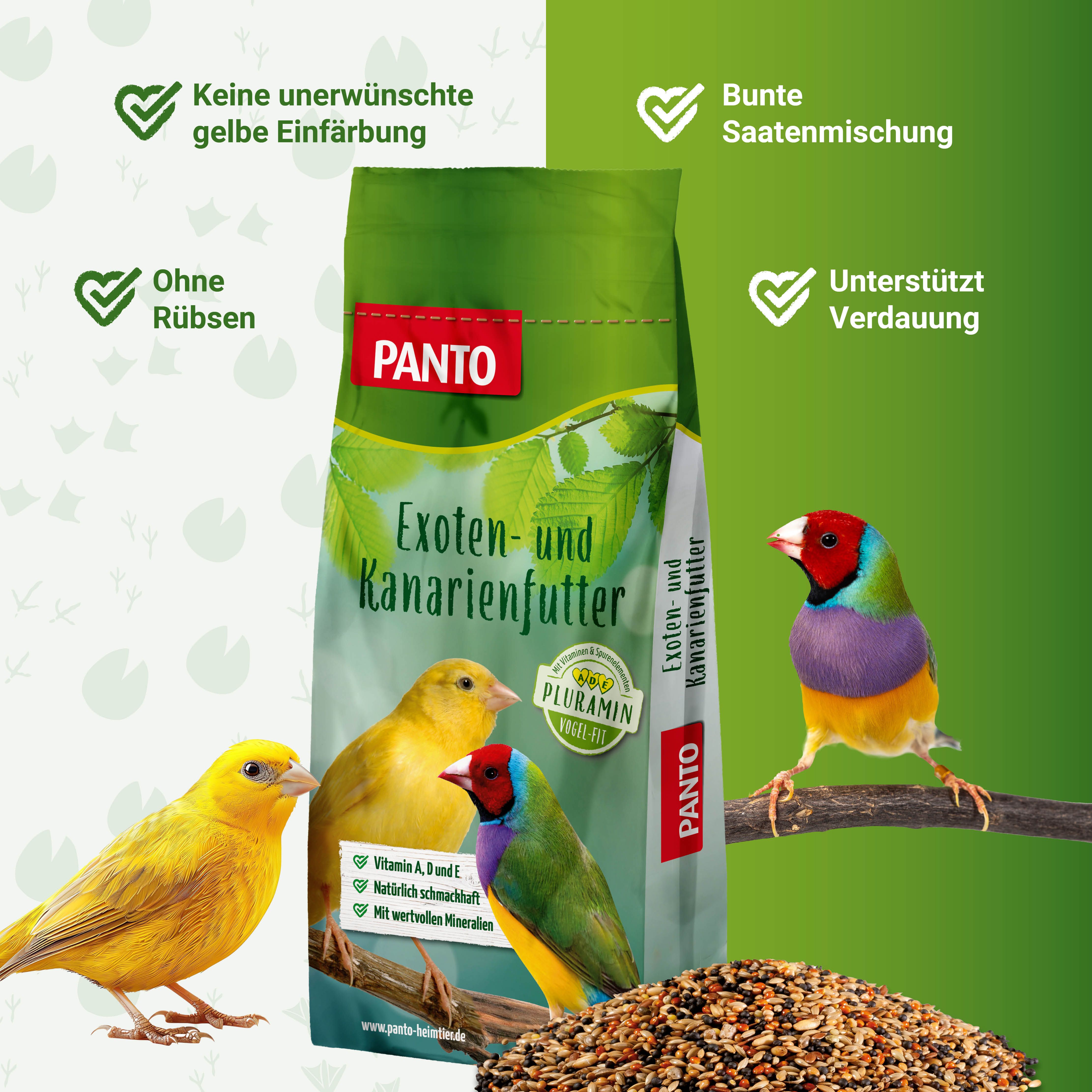 PANTO® Kanarienfutter Spezial mit Pluramin® (ohne Rübsen)