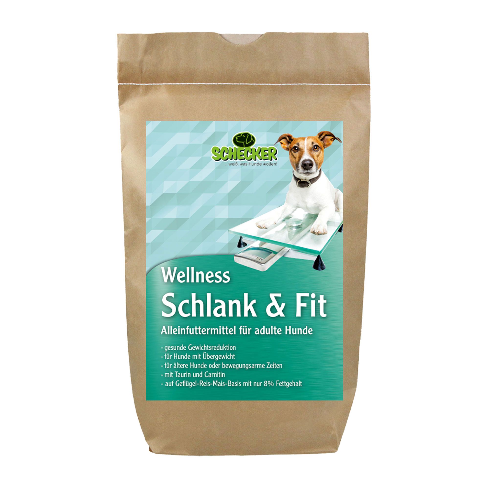 Schecker - Wellness Schlank und Fit - Trockenfutter für adulte Hunde mit Übergewicht