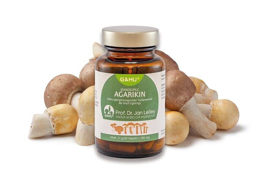Gamu, Bio Mandelpilz Extrakt / Agaricus brasiliensis 60 St Kapseln
