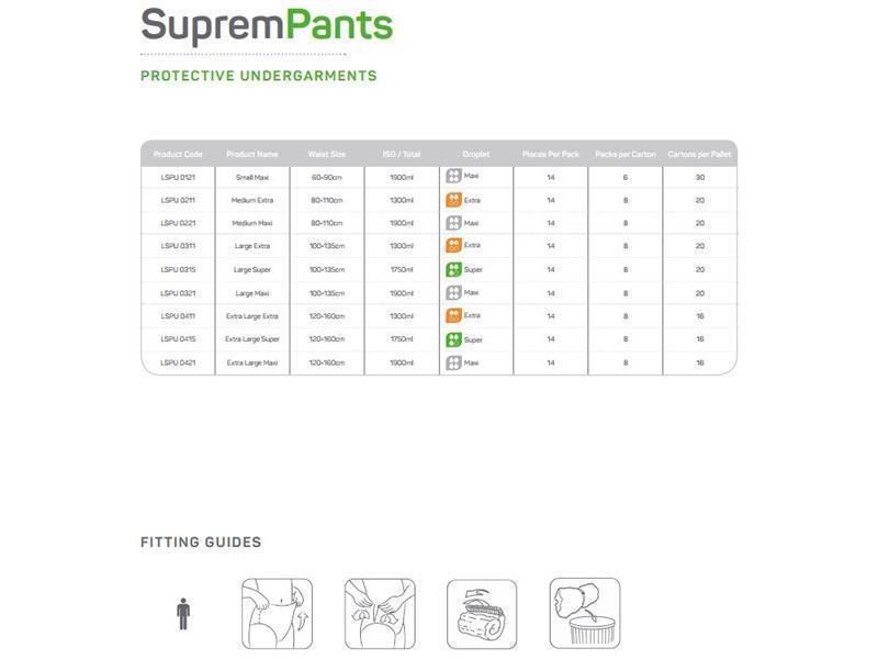 Suprem Pants super XL 8x14 St