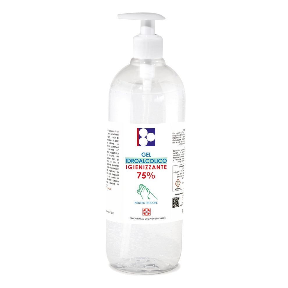 Gel igienizzante mani alcool 75%