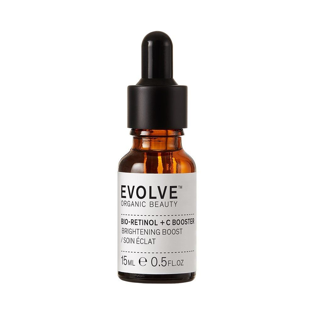 Evolve Organic Beauty Bio-Retinol + Vitamin C Booster 15 ml Pipetten