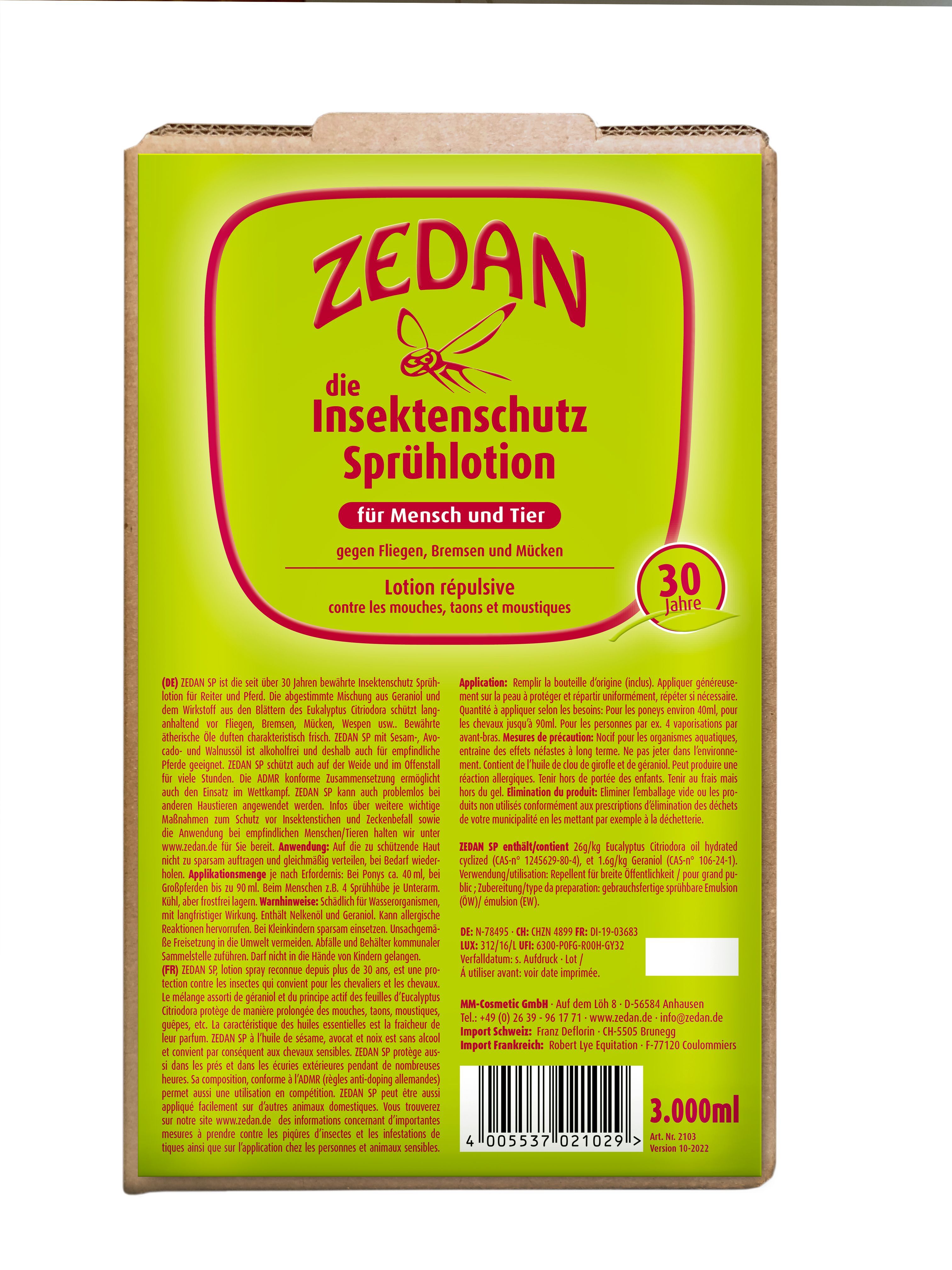 Zedan SP Insektenschutz Sprühlotion