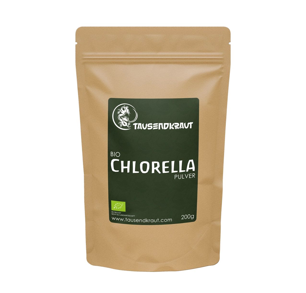 Tausendkraut Chlorella Pulver BIO 200 g