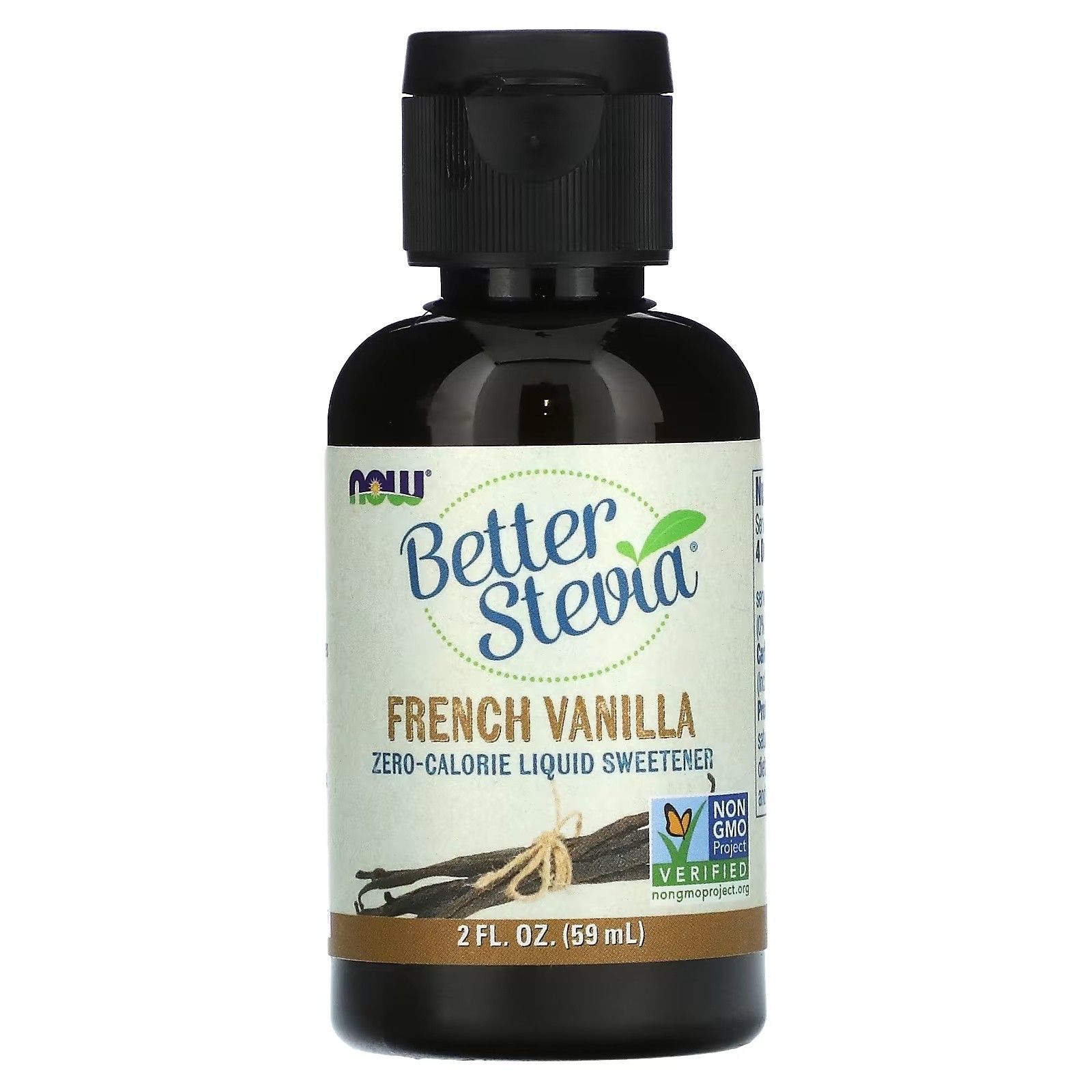 NOW FOODS Better Stevia Liquid Französische Vanille