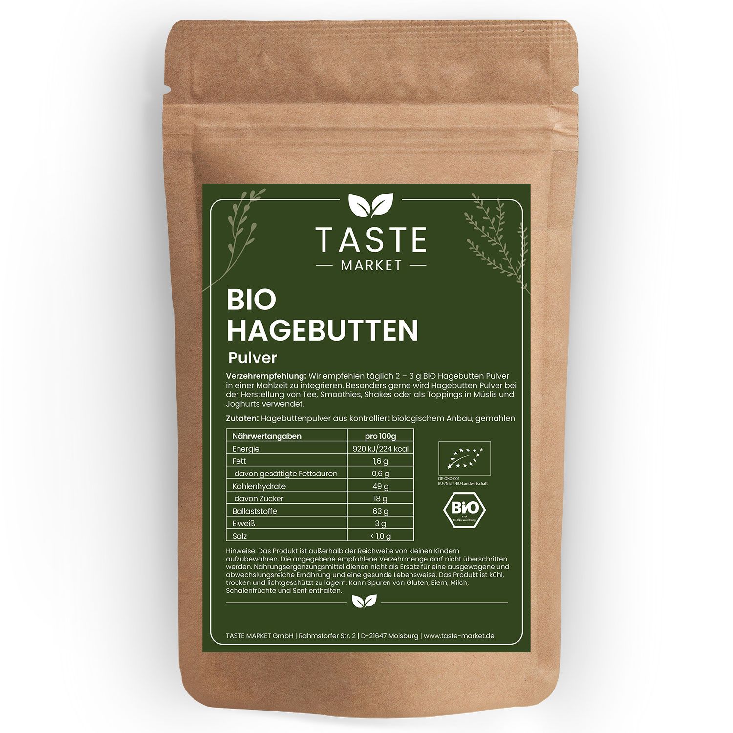 Taste Market BIO Hagebuttenpulver
