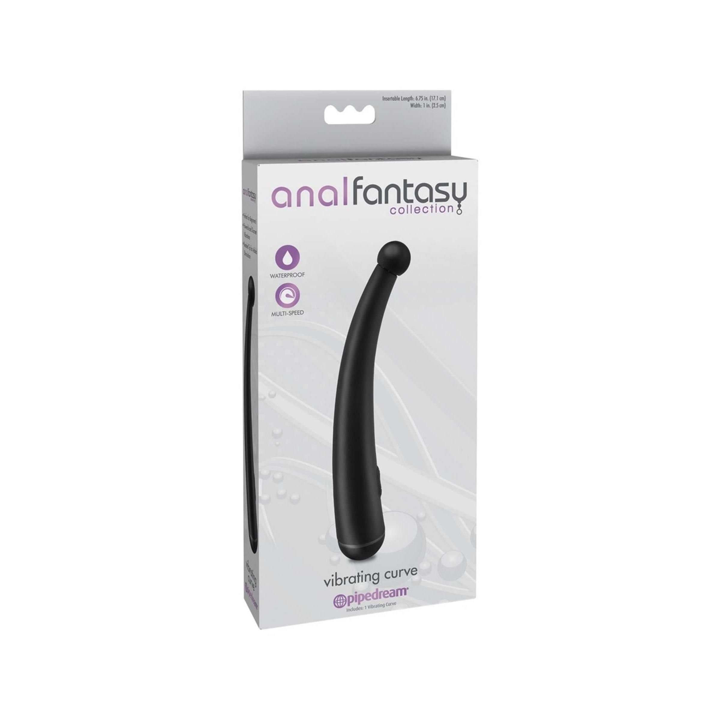 Anal Fantasy Collection - Vibrating Curve Black