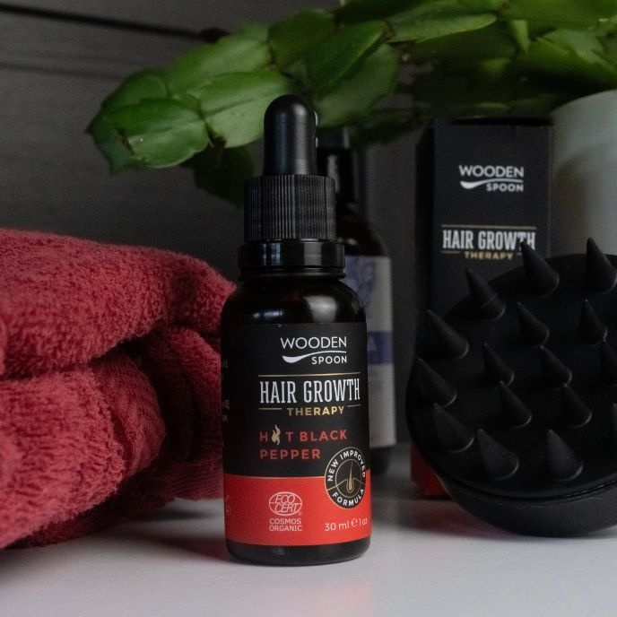 Wooden Spoon WoodenSpoon Schwarzes Gewürz-Haarwachstumsserum