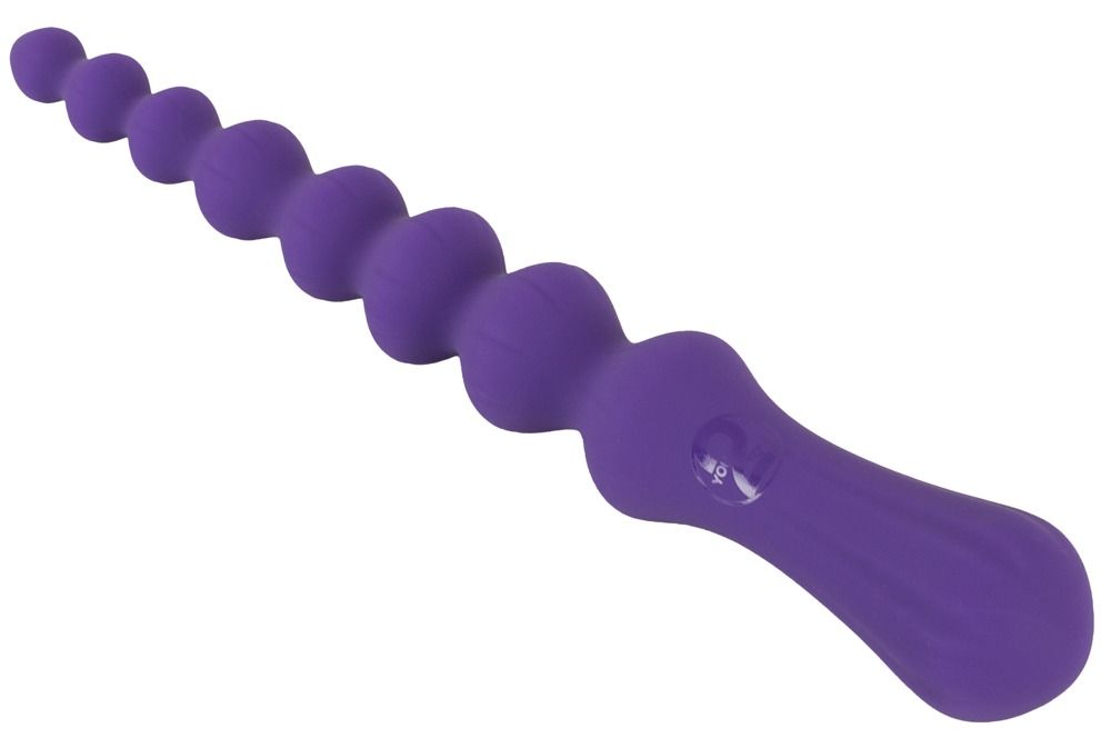 Violettfarbener Anal-Wand mit wellenförmiger Oberfläche.