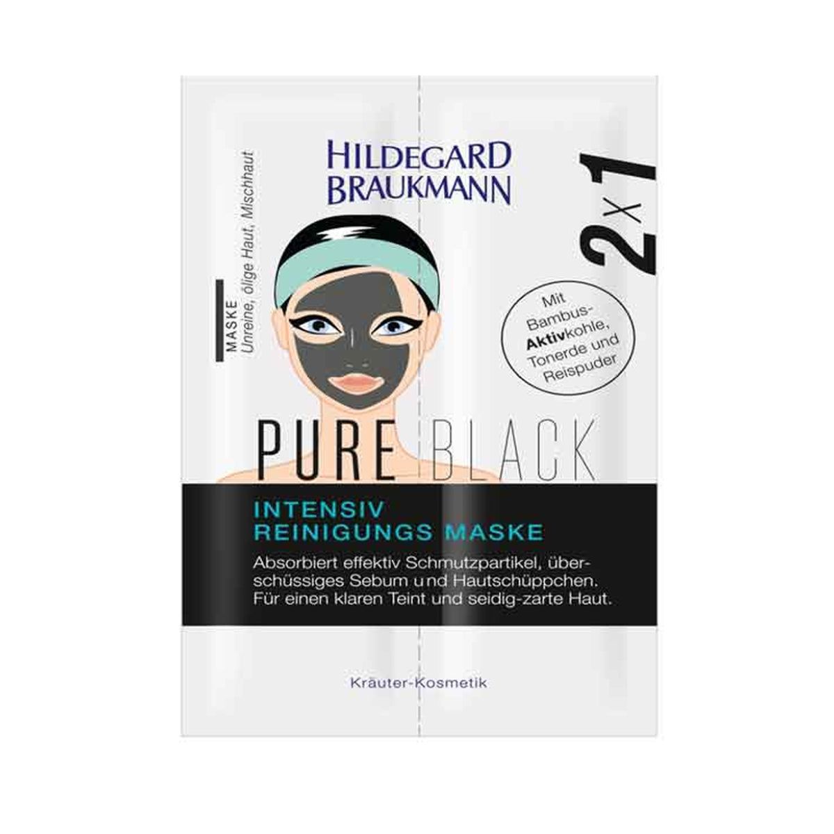 Hildegard Braukmann Pure Black - Intensiv Reinigungs-Maske (2 x 7 ml)