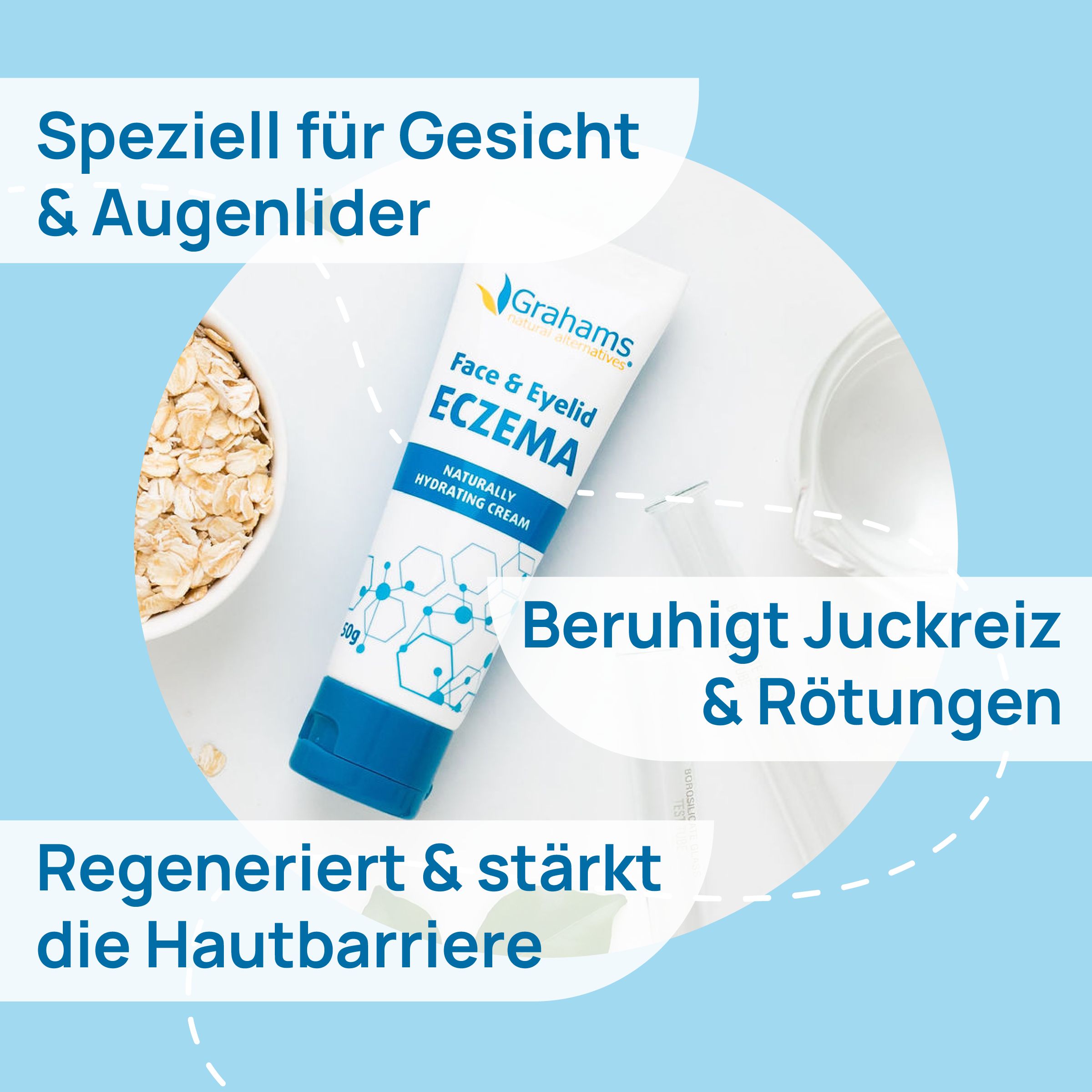 Grahams Natural®  Gesicht & Augenlid Ekzem Creme