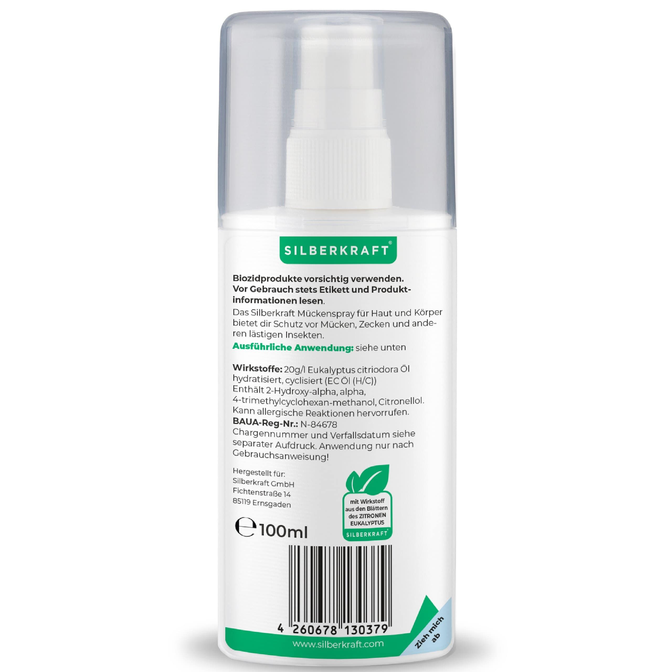 SILBERKRAFT Mückenspray für Kinder
