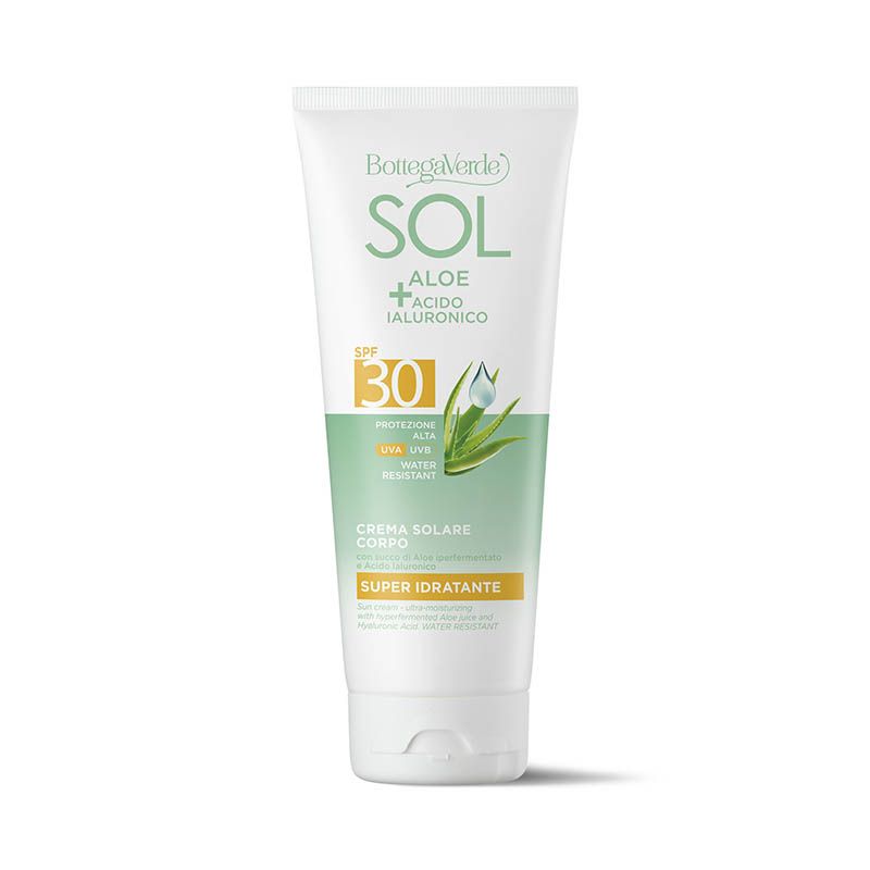 Bottega Verde SOL Aloe Acido Ialuronico - Crema solare - protezione alta SPF30