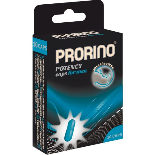 Prorino *Potency Caps* for men, blaue Kapseln für Männer