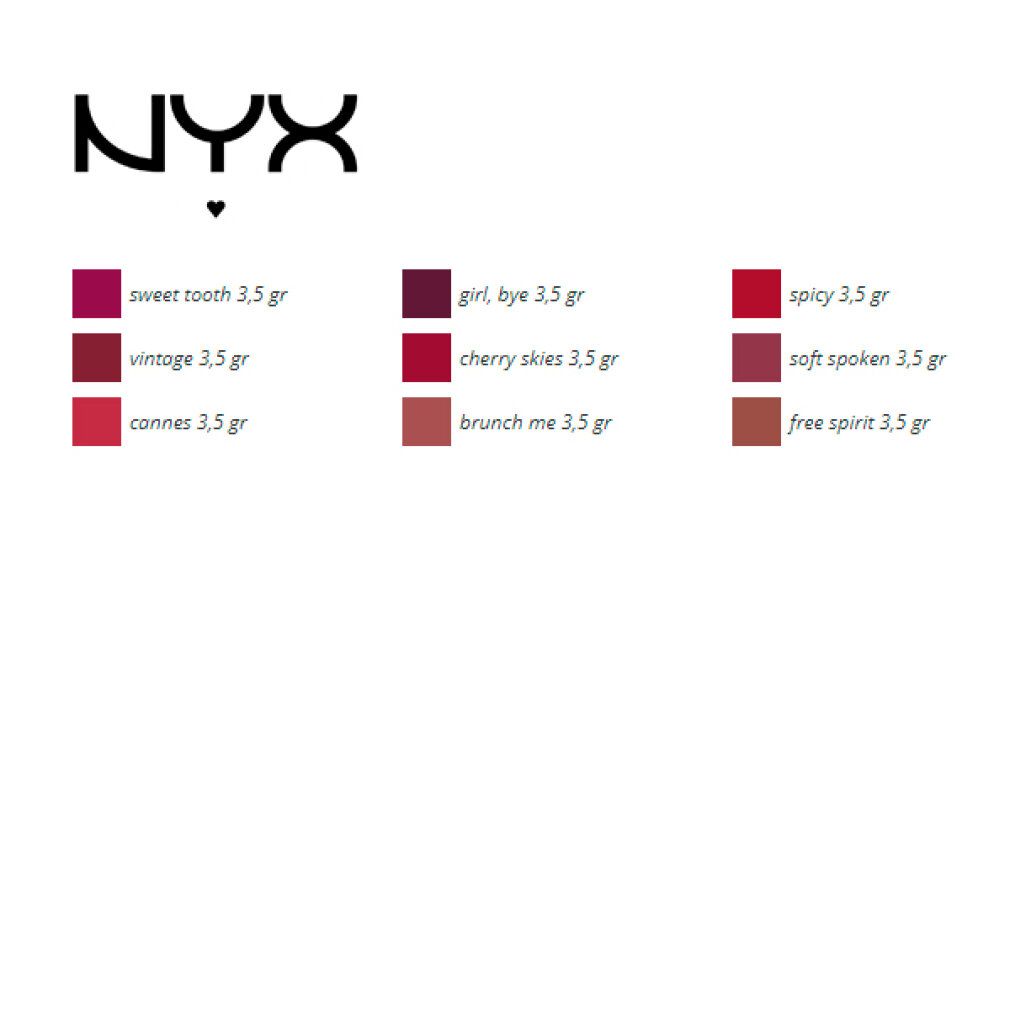 nyx Professional Makeup Suede Matte Lipstick Copenhagen