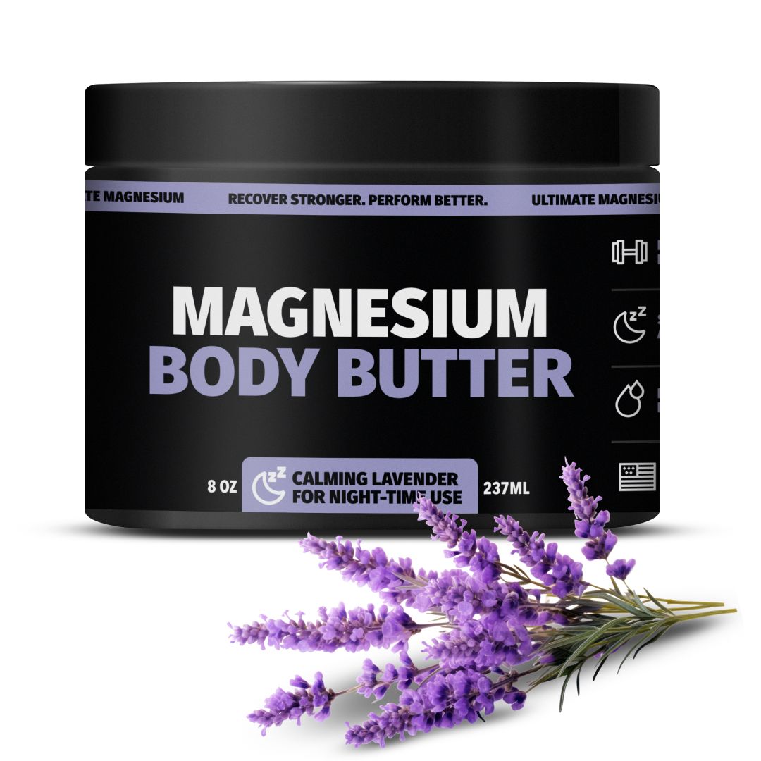 Coach Soak Nachtpflege Magnesium Koerperbutter - Beruhigender Lavendel
