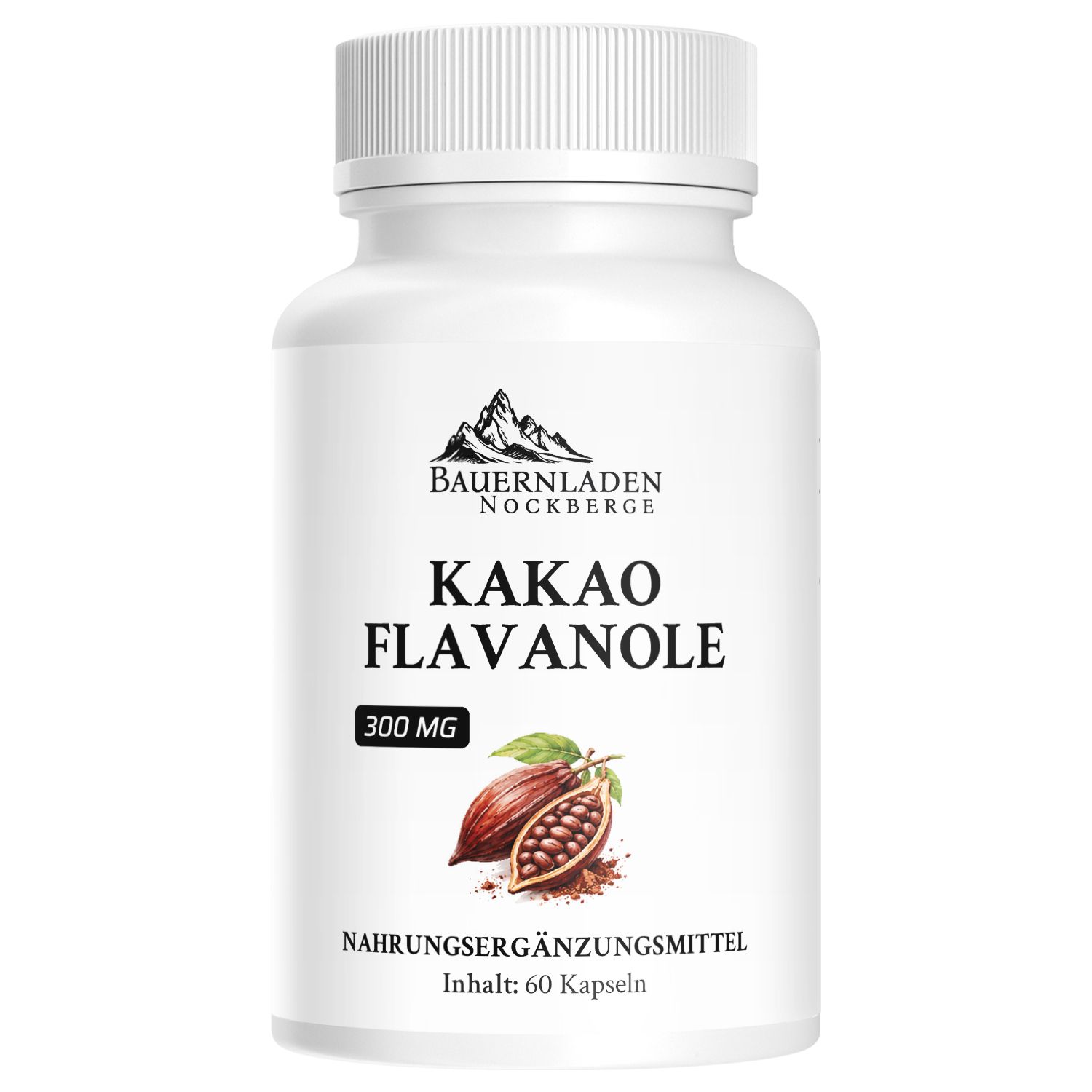 Bauernladen Nockberge | Kakao Flavanole Kapseln 300 mg 1x60 St