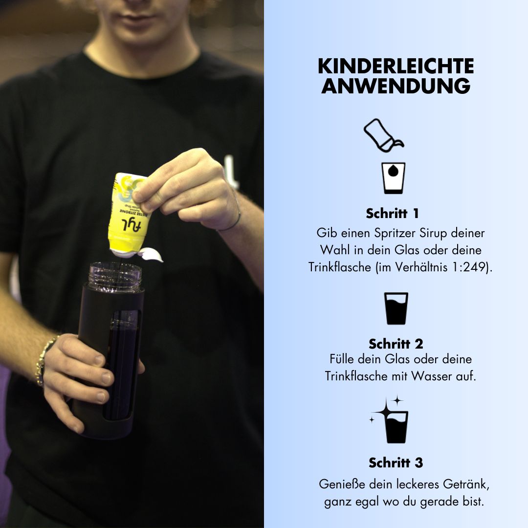 fyl Zuckerfreier Sirup Eistee Blaubeere Geschmack