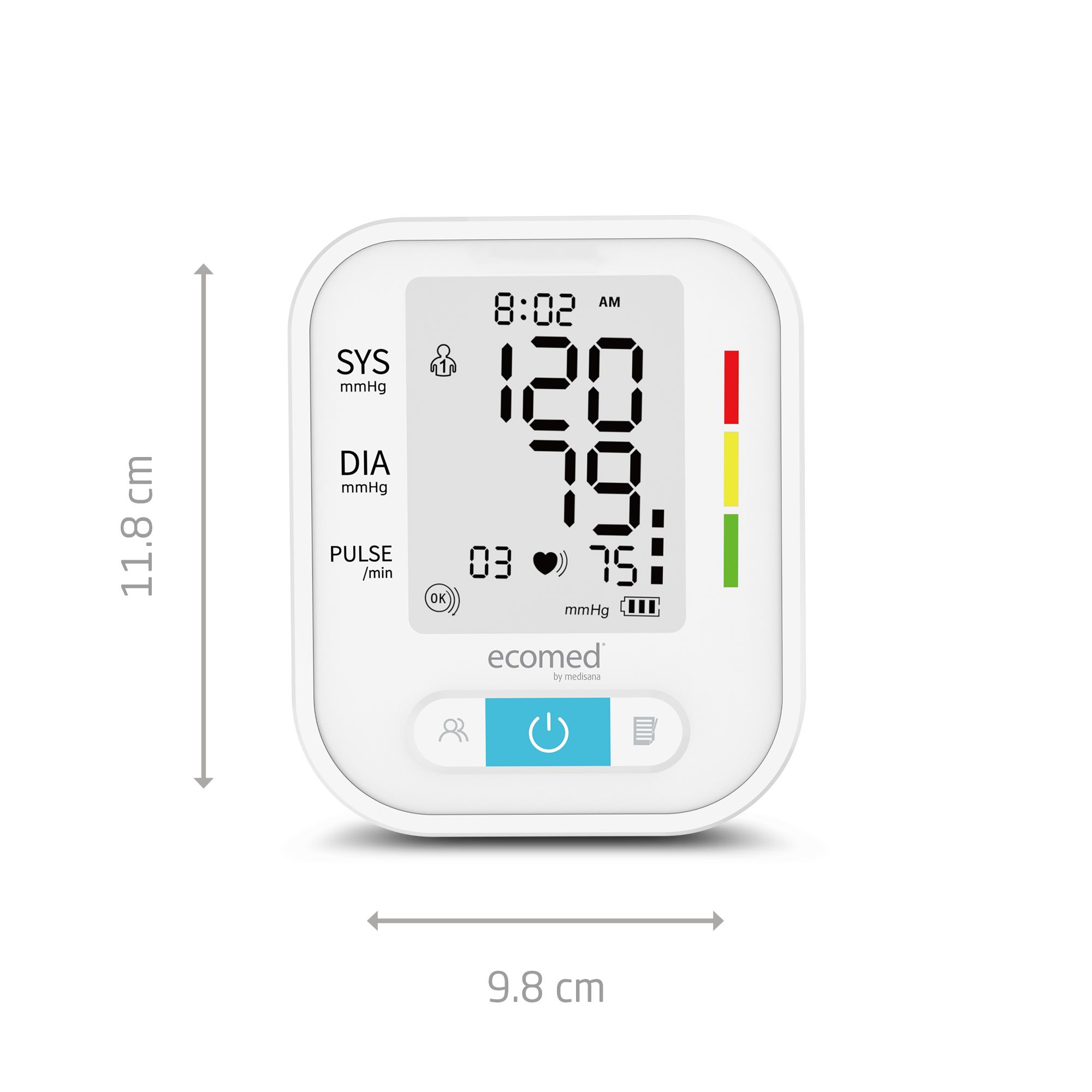 ecomed by medisana Bu-95E Oberarm-Blutdruckmessgerät 1 St Gerät