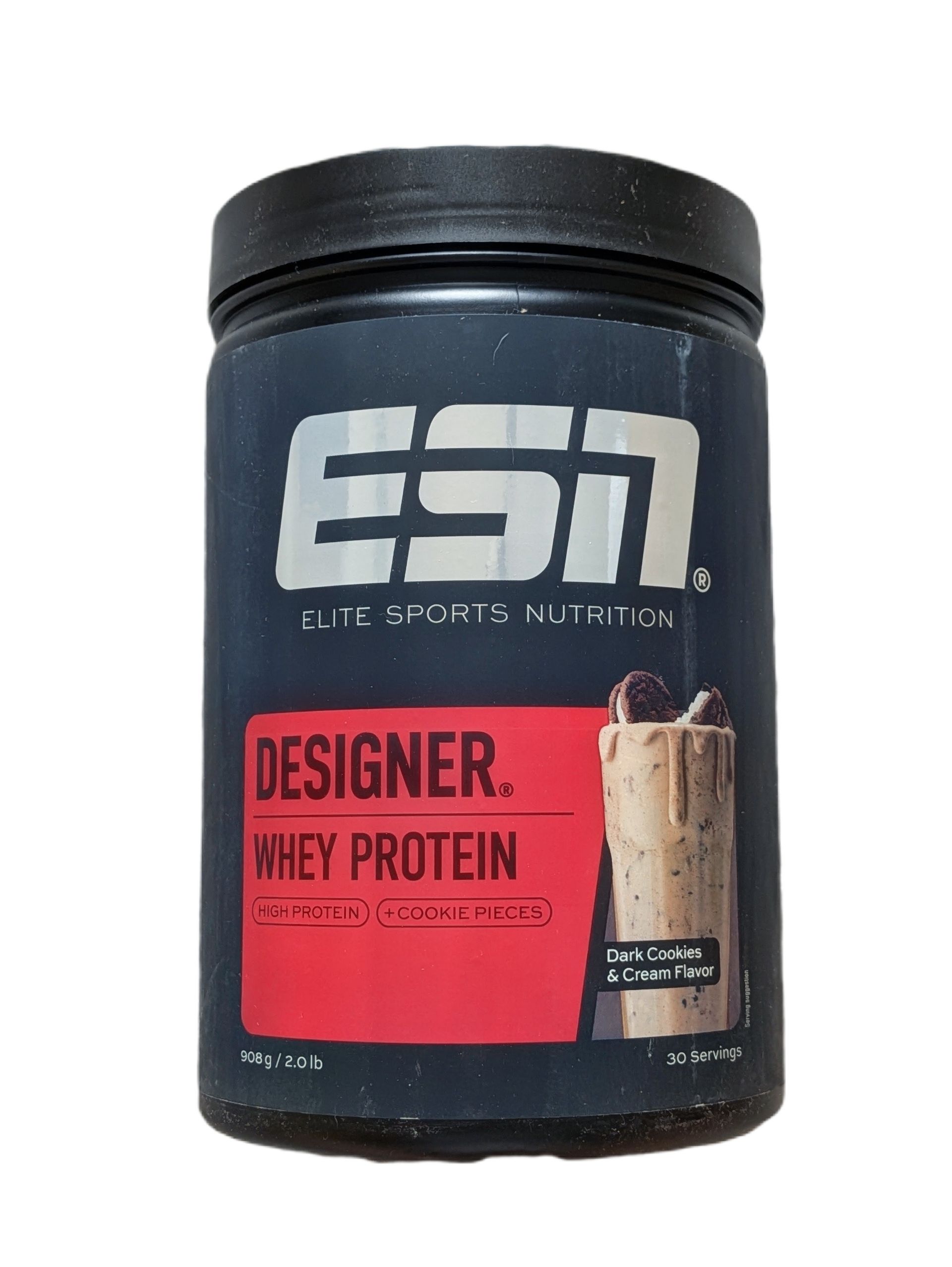 Esn Designer Whey Protein Dark Cookies & Cream | 908 G - Bild 3