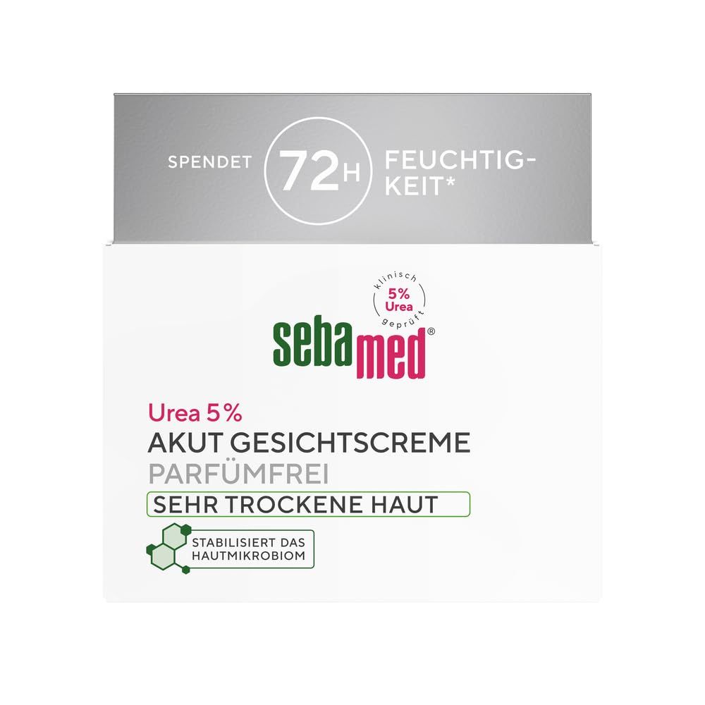 Sebamed Urea 5% Akut Gesichtspflege parfümfrei sehr trockene Haut