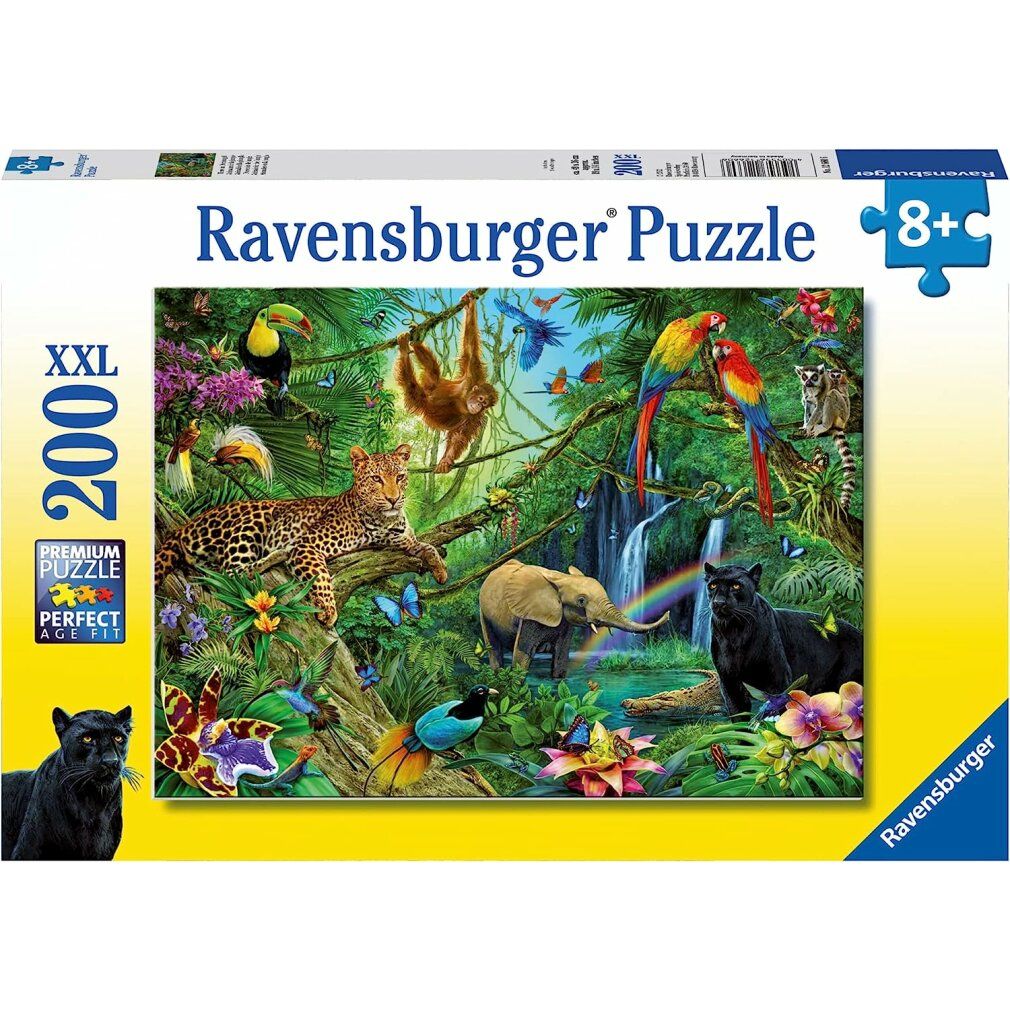 Ravensburger 12660 Puzzle Tiere im Dschungel 200 Teile xxl 1 St