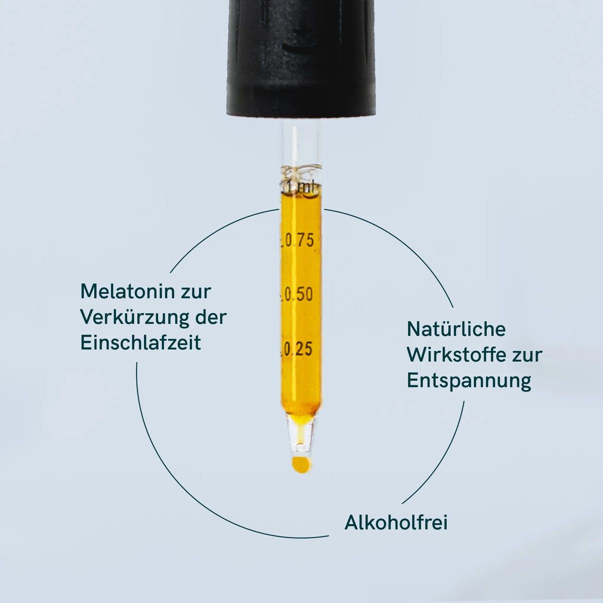 Nordic Oil CBD Schlaftropfen mit Melatonin 30 ml Öl