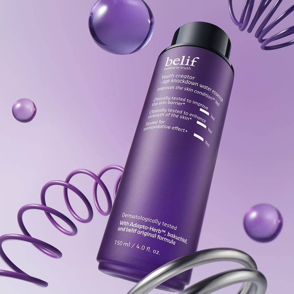 BELIF Age Knockdown Water Essence – leichte Essenz mit Bakuchiol und ATP für mehr Festigkeit