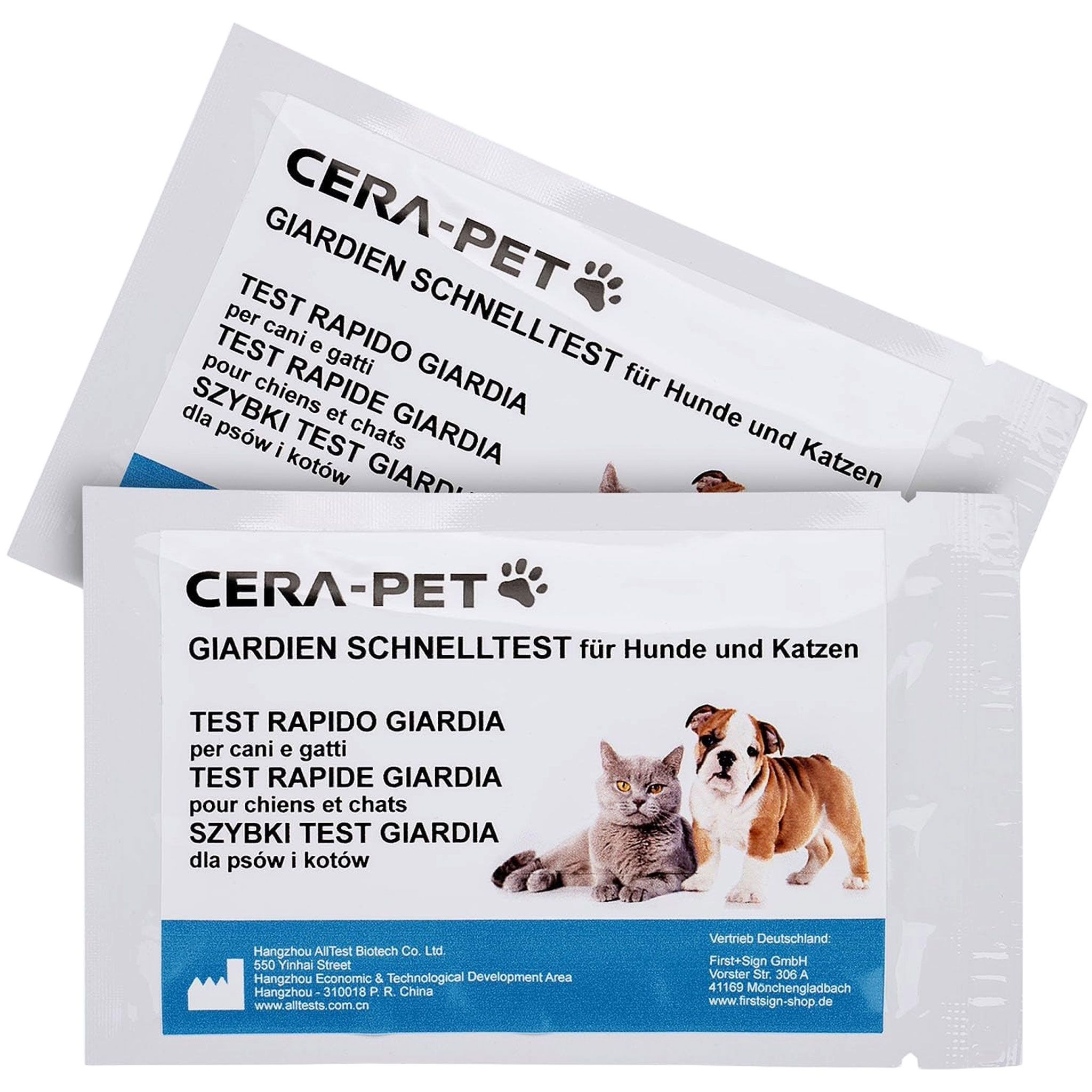 Cera-Pet Giardien Schnelltest für Hund und Katze