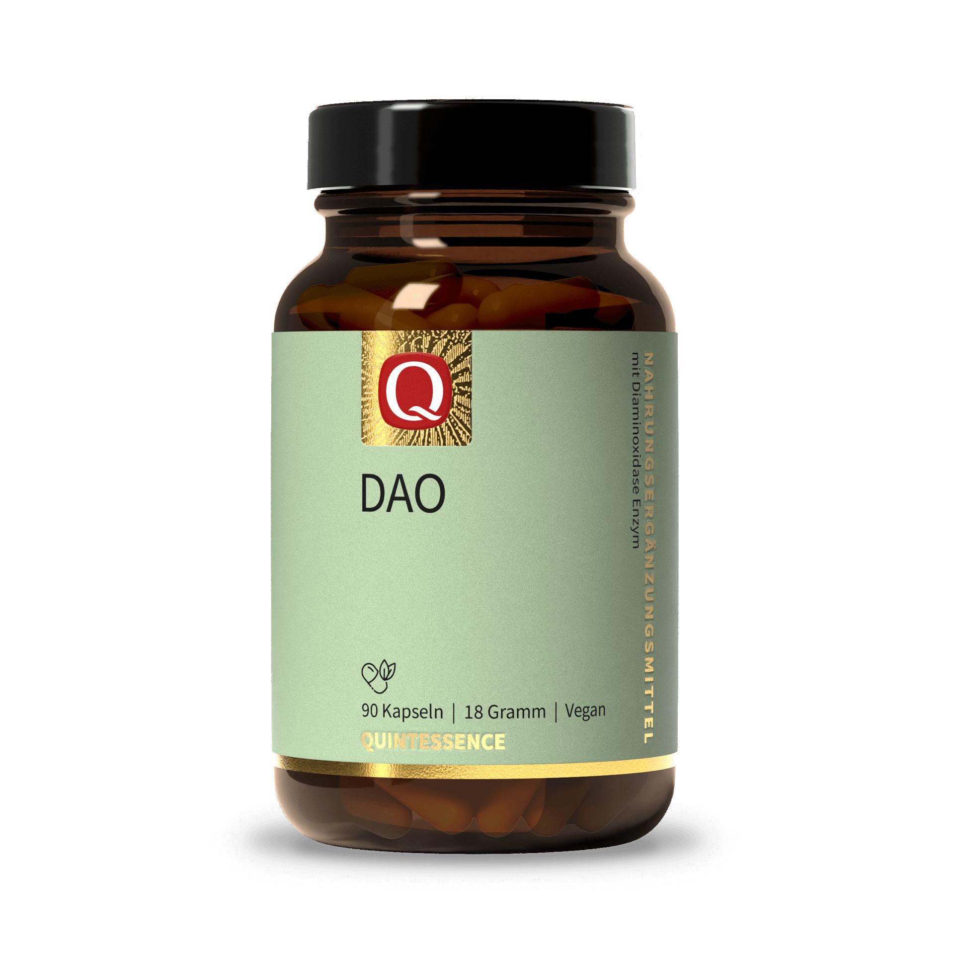 Quintessence DAO - Vegane Diaminoxidase Kapseln 18 g