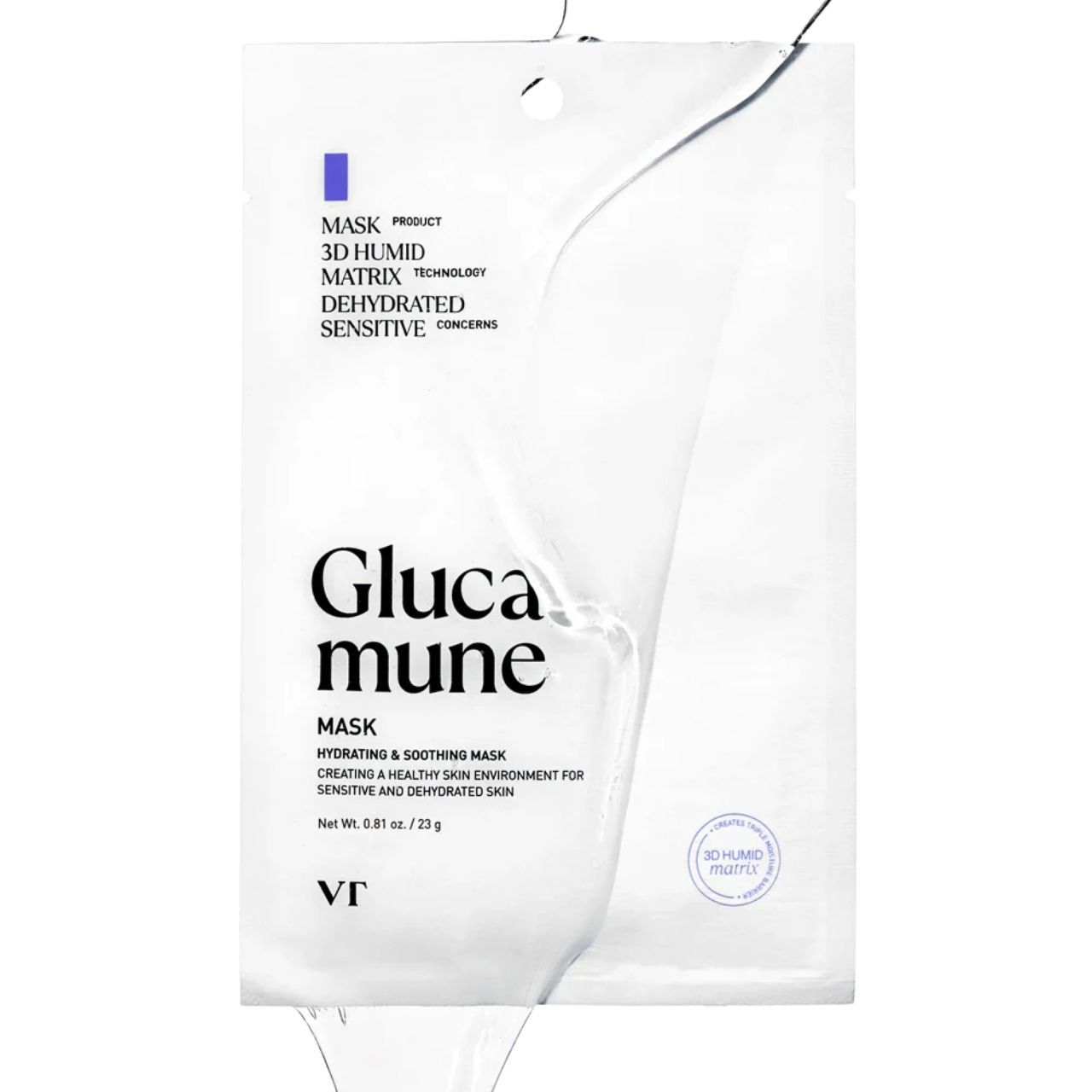 VT Cosmetics Glucamune Tuchmaske Stärkende Gesichtsmaske 1 St