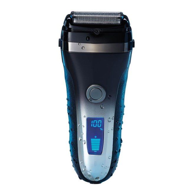 EUROtops Aufladbarer Rasierer mit LC-Display 1 St