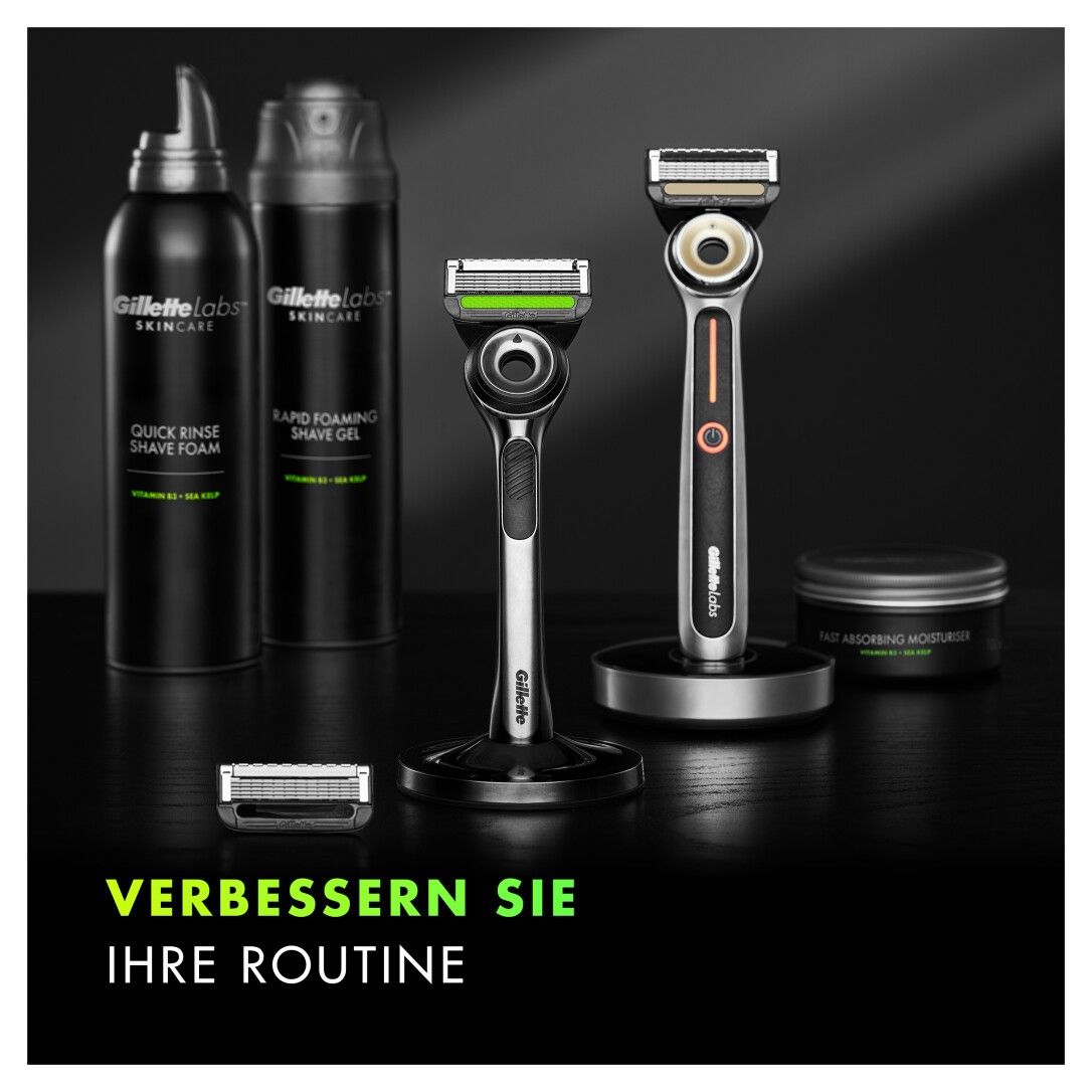 Gillette Labs Rasierklingen, 12 Ersatzklingen