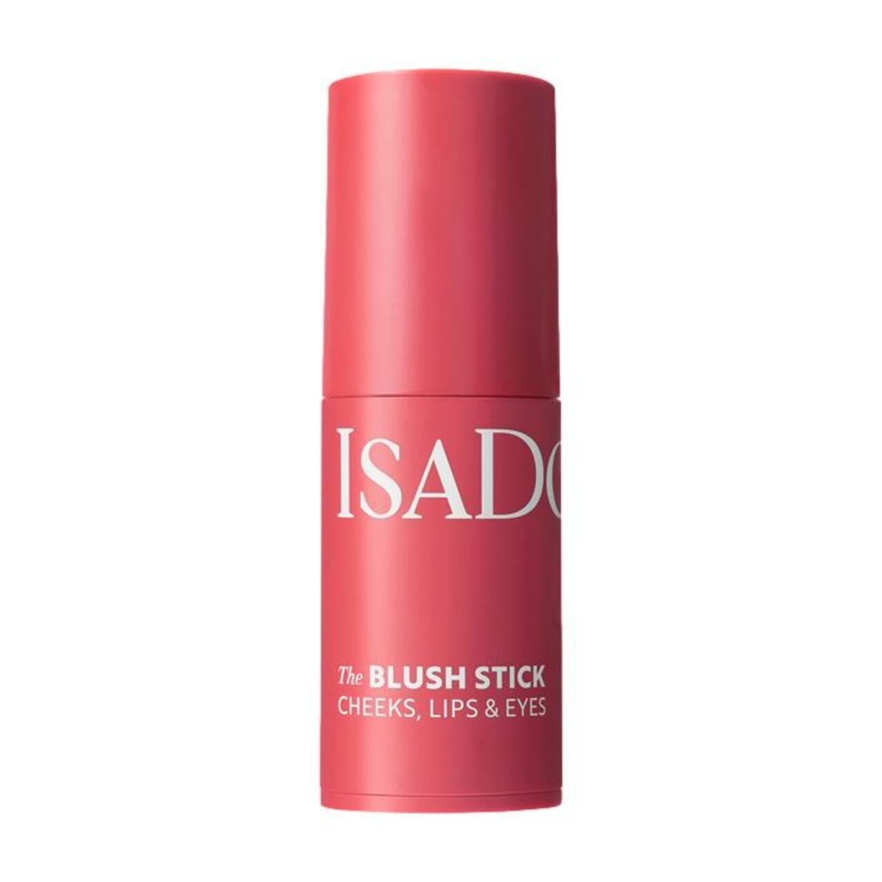 Rosa Blush Stick. Aufschrift: IsaDora, The Blush Stick, Cheeks, Lips & Eyes.