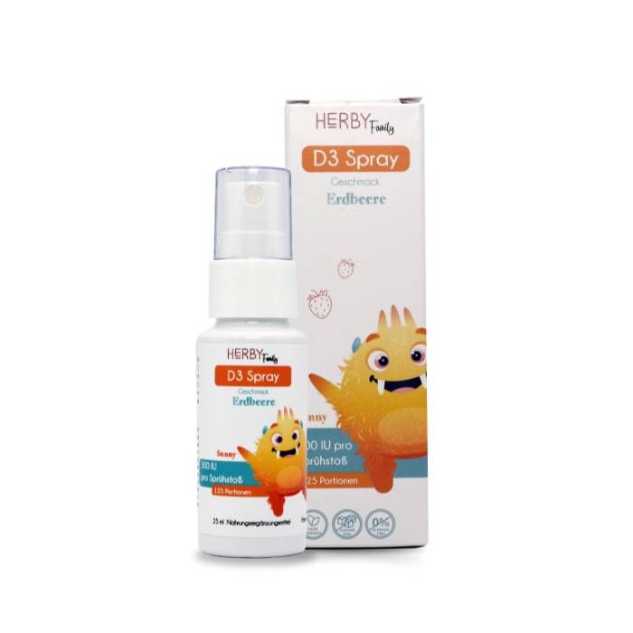 Herby Family® - Vitamin D3 Spray für Kinder ab 3 Jahren