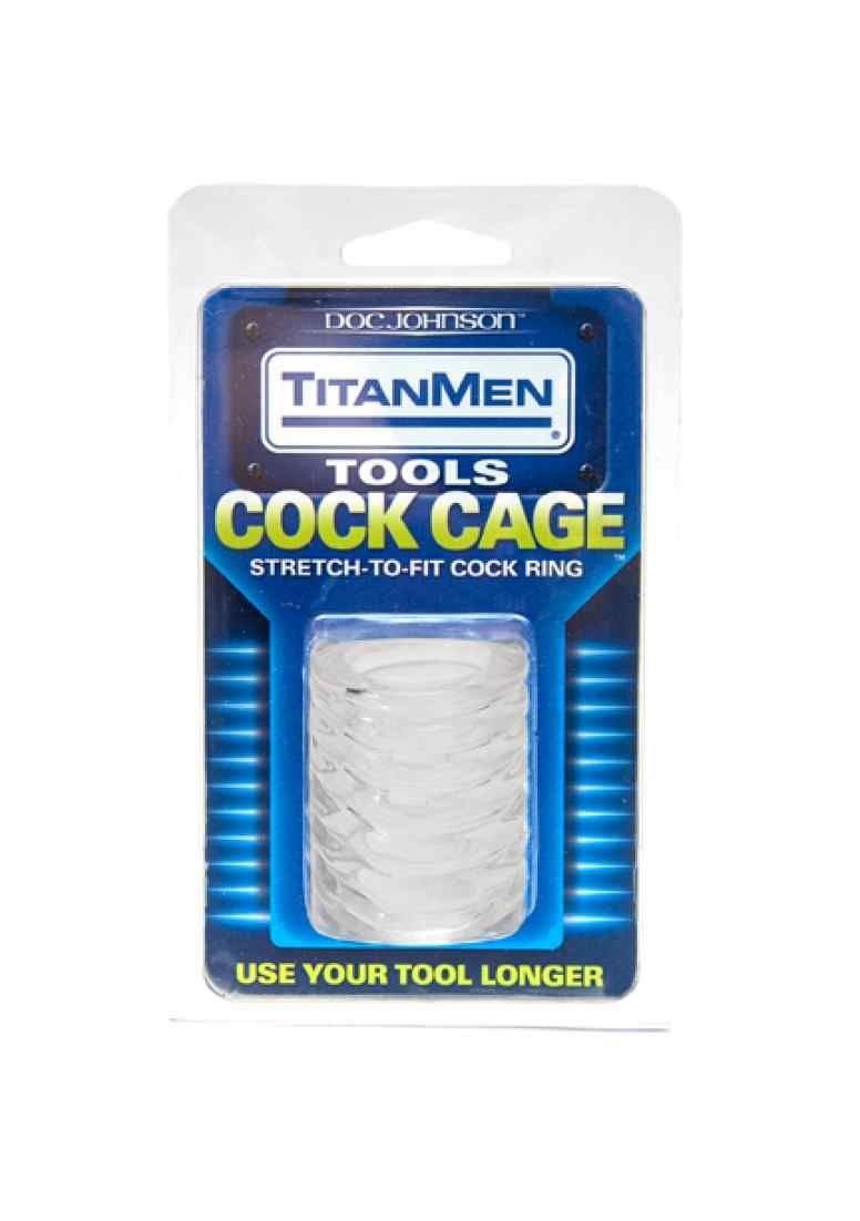 TitanMen Cock Cage Clear