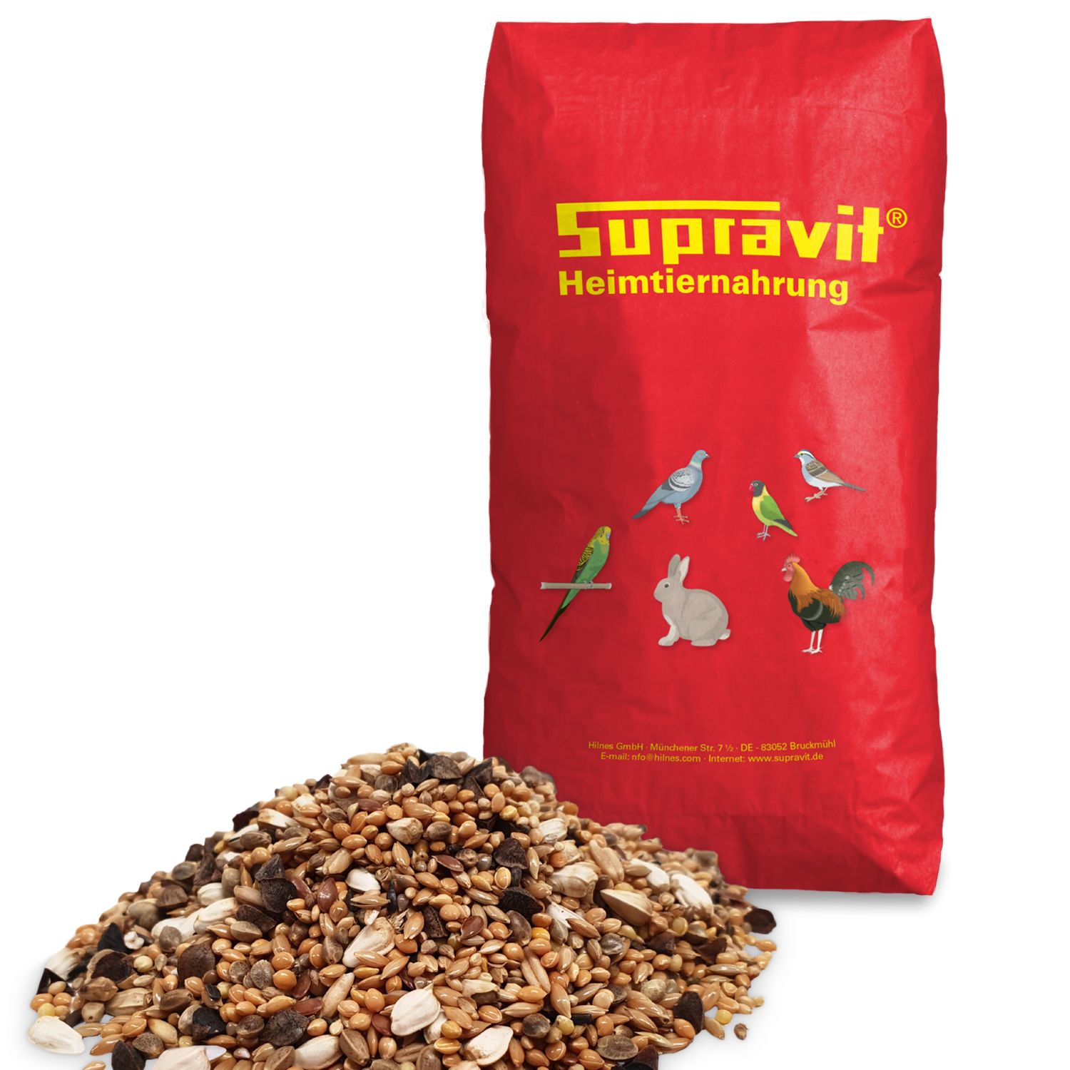 Supravit Vogelfutter Großsittiche Spezial 25 kg